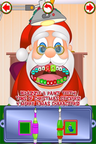 Christmas Dentist Office Santa & Snowman Kids Game screenshot 4