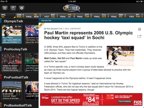 NBC Sports Talk for iPad screenshot 2