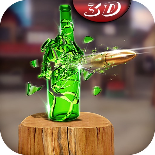 Pistol Bottle Shooter : Free Shooting Game Icon