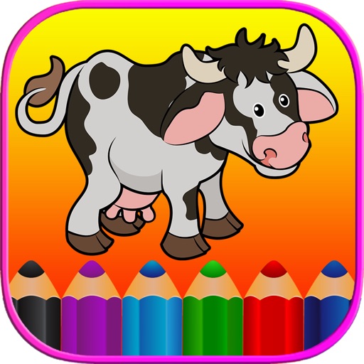 Animals Coloring Book HD - First Grade Word Games Icon