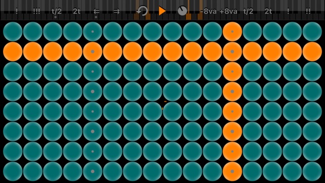 Arpeggionome for iPhone | matrix arpeggi