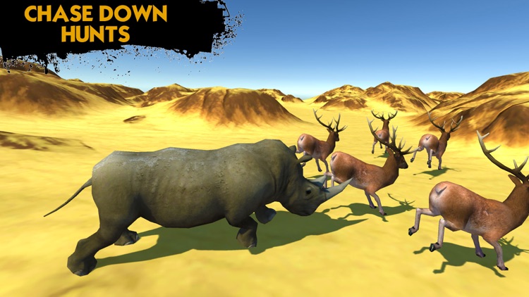 Deadly Desert Rhino - Wild Animal Simulator