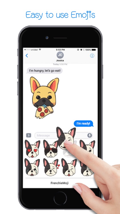 FrenchieMoji - French Bull Dog Emojis & Stickers screenshot-1