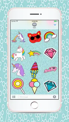 Game screenshot Unicorn Sticker Pack for Messaging apk