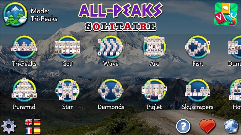 【图】All-Peaks Solitaire(截图1) 【图】All-Peaks Solitaire(截图1)