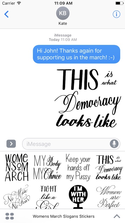Womens March Slogans Stickers