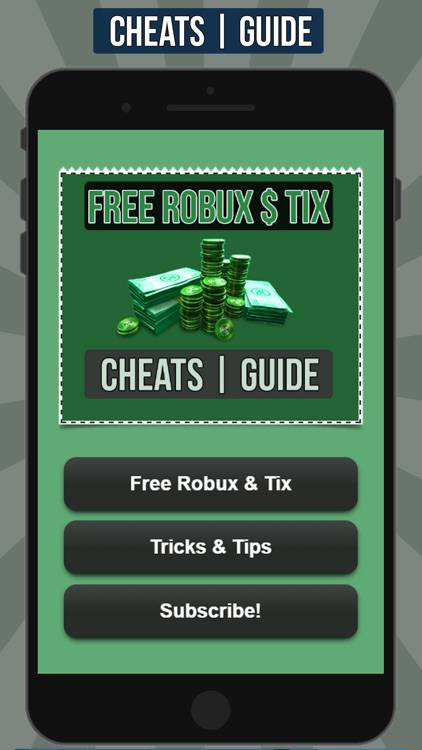 Free Robux For Roblox Cheats And Guide By Jaouad Kassaoui - roblox hack tool free robux and tix