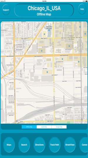 Chicago IL USA  City Offline Map Navigation(圖1)-速報App