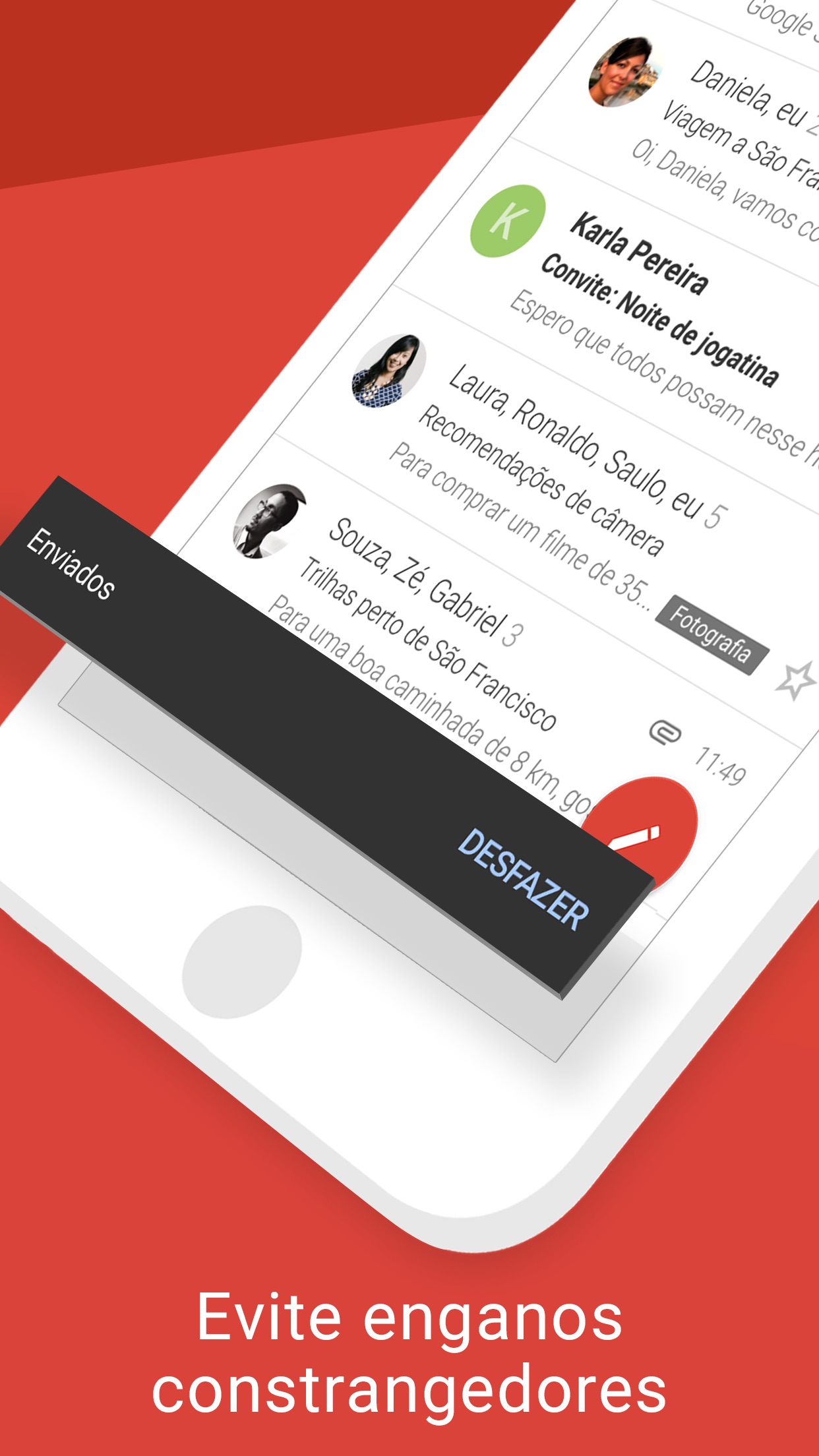 Screenshot do app Gmail: Email do Google