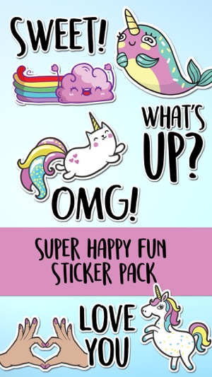 Super Happy Fun Sticker Pack(圖1)-速報App