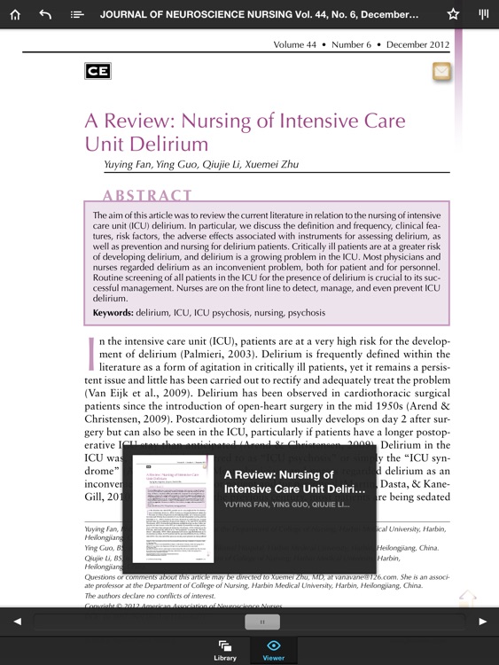 Journal of Neuroscience Nursing screenshot-3