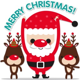 Santa & Friends! stickers for iMessage