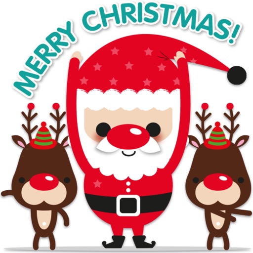 Santa & Friends! stickers for iMessage icon