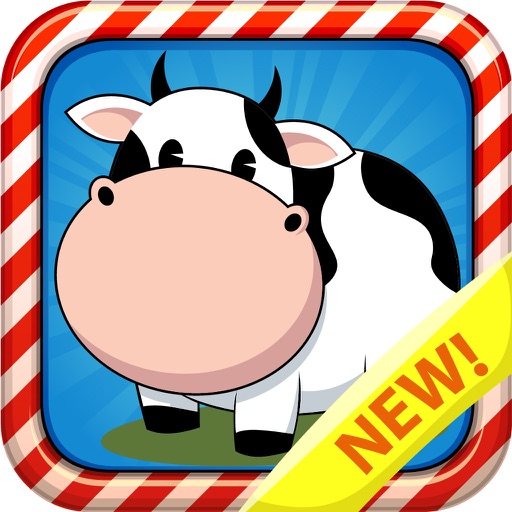 Farm animals puzzle & jigsaw games for toddlers