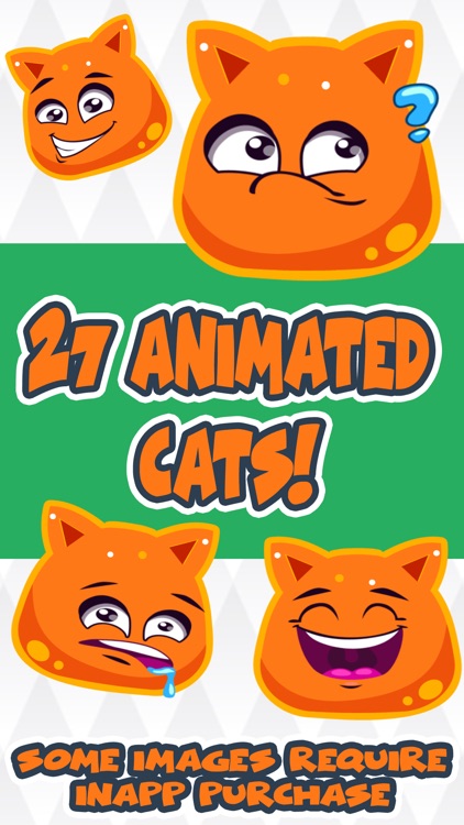 Animated Cat Stickers for Messaging