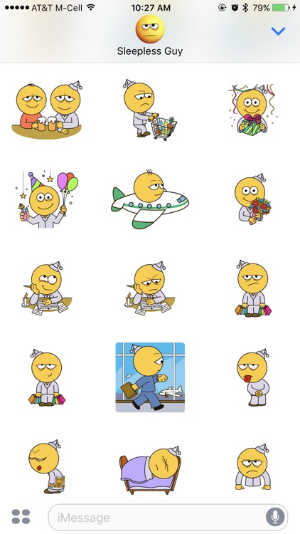Sleepless Guy Stickers screenshot-3
