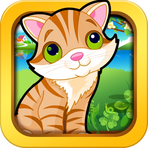 Cats games & jigasw puzzles for babies & toddlers iOS App