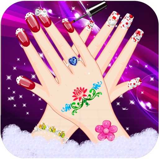 Princess Nail Spa Salon Beauty Fashion Girls Games iOS App