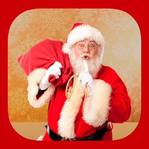 Santa Claus stickers - your photo on Christmas Icon