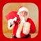 Santa Claus stickers - your photo on Christmas
