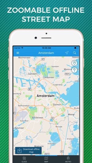 Amsterdam Travel Guide with Offline Street Map(圖3)-速報App