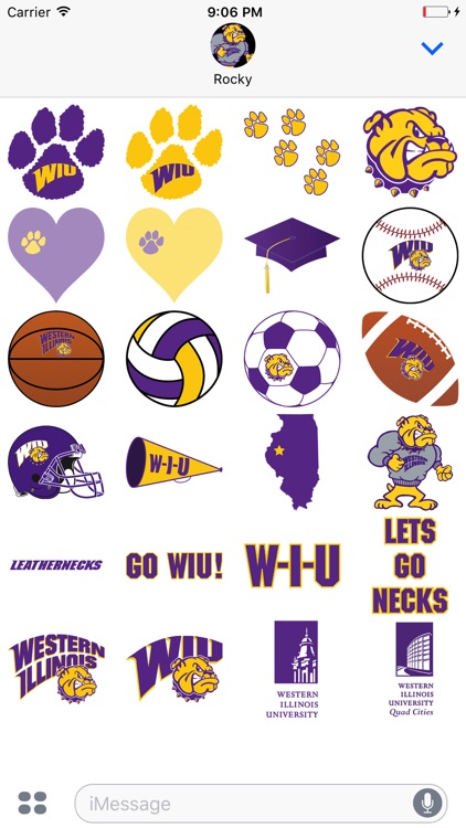 WIU Stickers