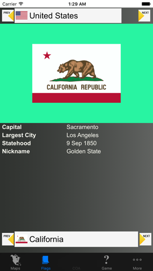 North American State Maps, Flags & Info(圖2)-速報App