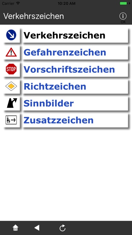 Verkehrszeichen DE