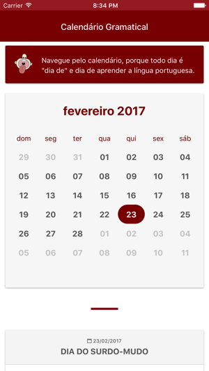 Calendário Gramatical(圖5)-速報App