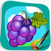 Grapes Kids Coloring Best Version