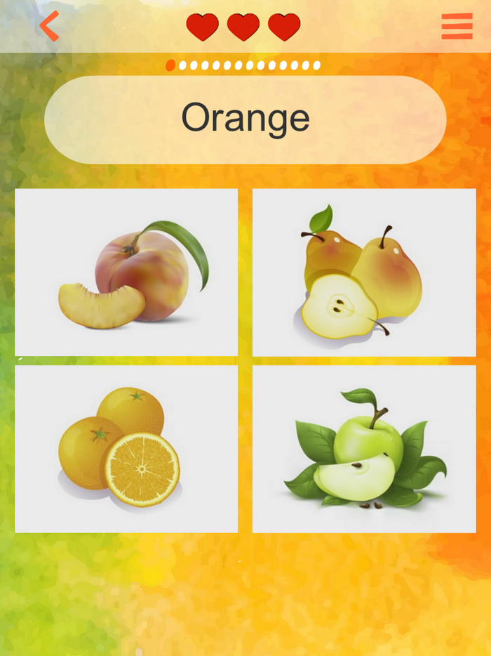 宝宝学英语单词-水果英语-玩游戏听英语背单词