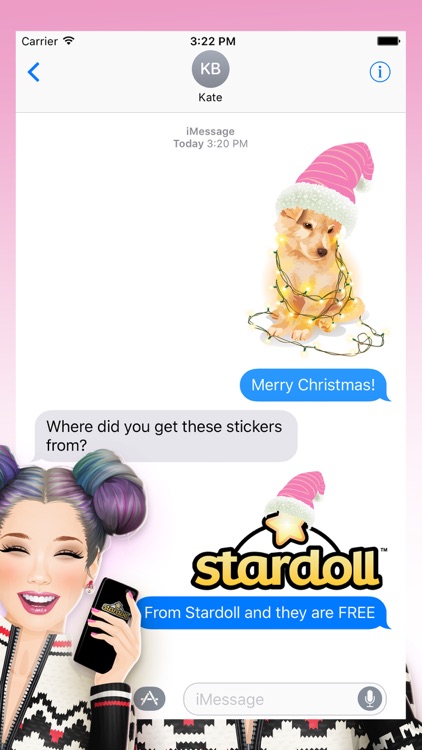 Stardoll Christmas Stickers