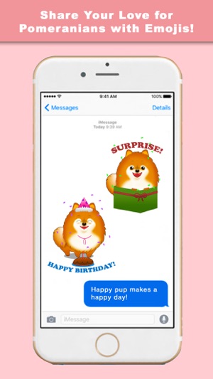 PomerMoji - Stickers & Keyboard for Pomeranians(圖3)-速報App