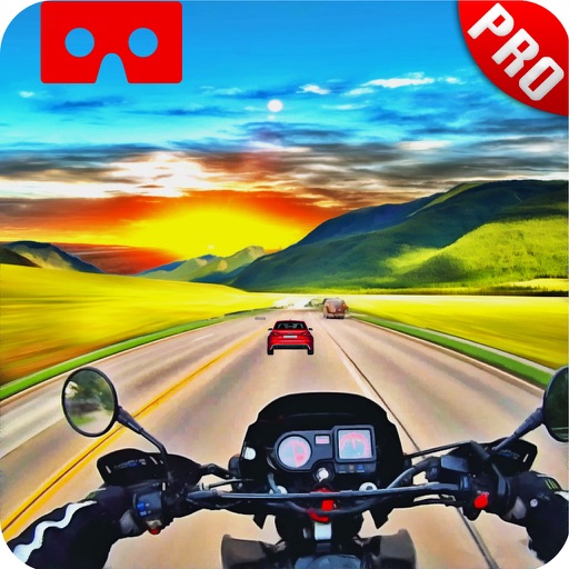 VR stunt Traffic Bike Race Pro