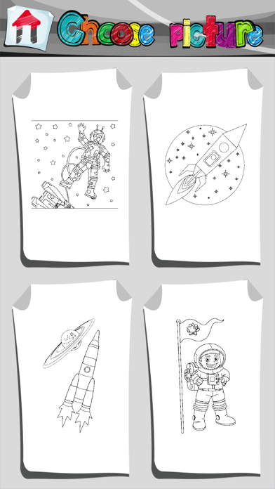 How to cancel & delete Astronaut Coloring Book from iphone & ipad 2