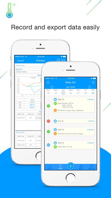 Fever Tracker - Body Temperature Manage for Family