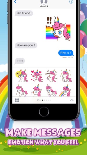 Sweety Unicorn Stickers for iMessage(圖2)-速報App