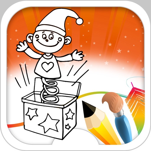 Coloring Pages Toys Icon