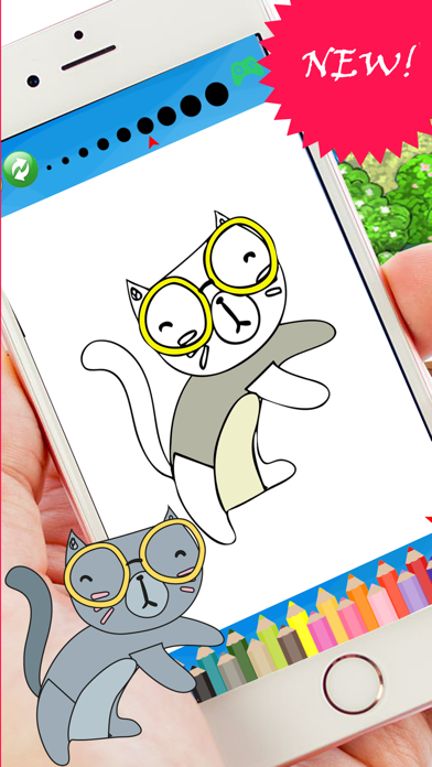 How to cancel & delete Cats And Kittens Coloring book For kids and Toddle from iphone & ipad 1