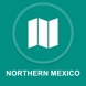 norte do Mexico : Off-line GPS Navigation