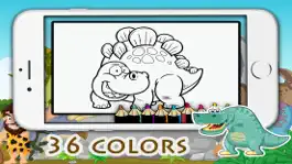 Game screenshot Dinosaur coloring game activities for preschool #1 mod apk