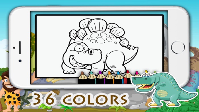 динозаврик книжка-раскраска игры для детей ,малыша