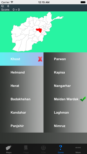 Afghanistan Province Maps and Capitals(圖2)-速報App