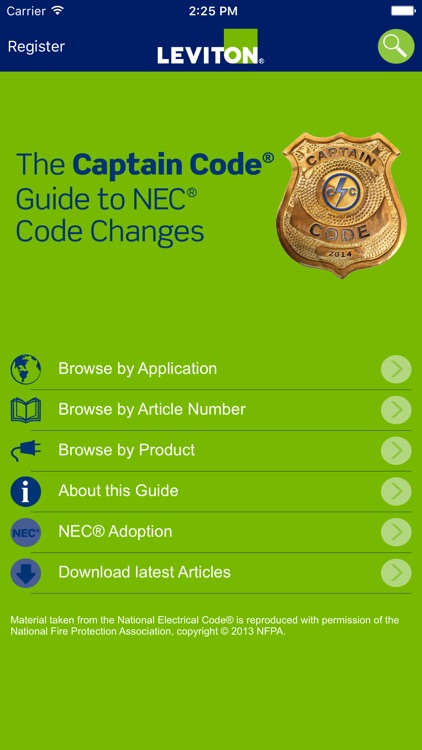 Leviton Captain Code 2014 NEC