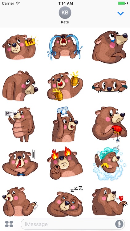 Teddy! Stickers