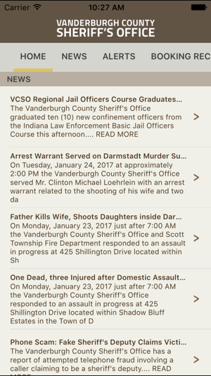 Vanderburgh County Sheriff(圖1)-速報App