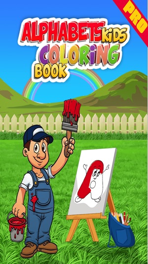 Alphabets Kids Coloring Book Pro(圖1)-速報App