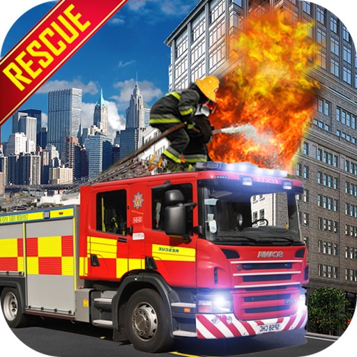 Urban Heros Fire Fighter Truck Driving & Survival icon