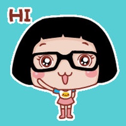 Animated Funny Mushroom Girl Stickers For iMessage