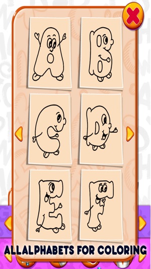 Alphabets Kids Coloring Book Pro(圖2)-速報App